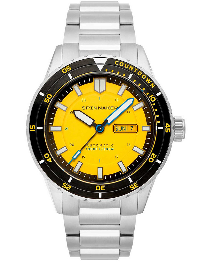 Часы Spinnaker Hass SP-5099-33 — мужские, желтый