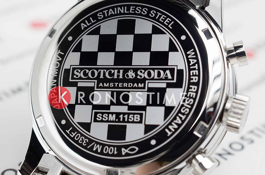 Часы Scotch&Soda SSM.115B — мужские, нержавеющая сталь