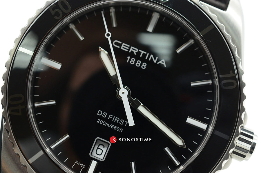 Часы Certina DS First C014.410.16.051.00 — керамика металл сталь, Швейцария