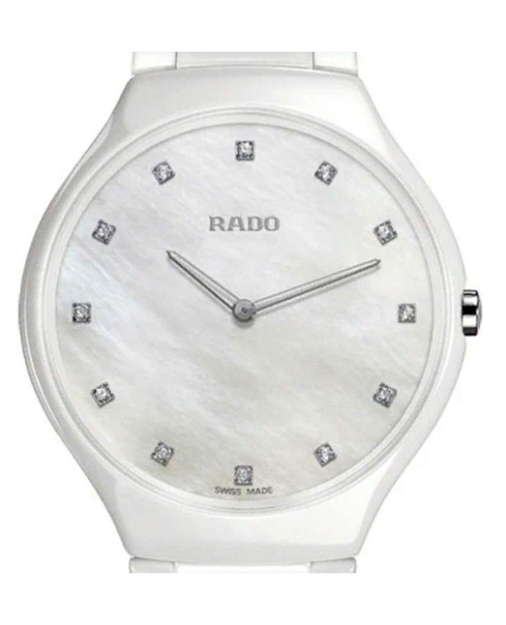 Часы Rado True Thinline Diamonds R27957912 — Швейцария, кварцевые