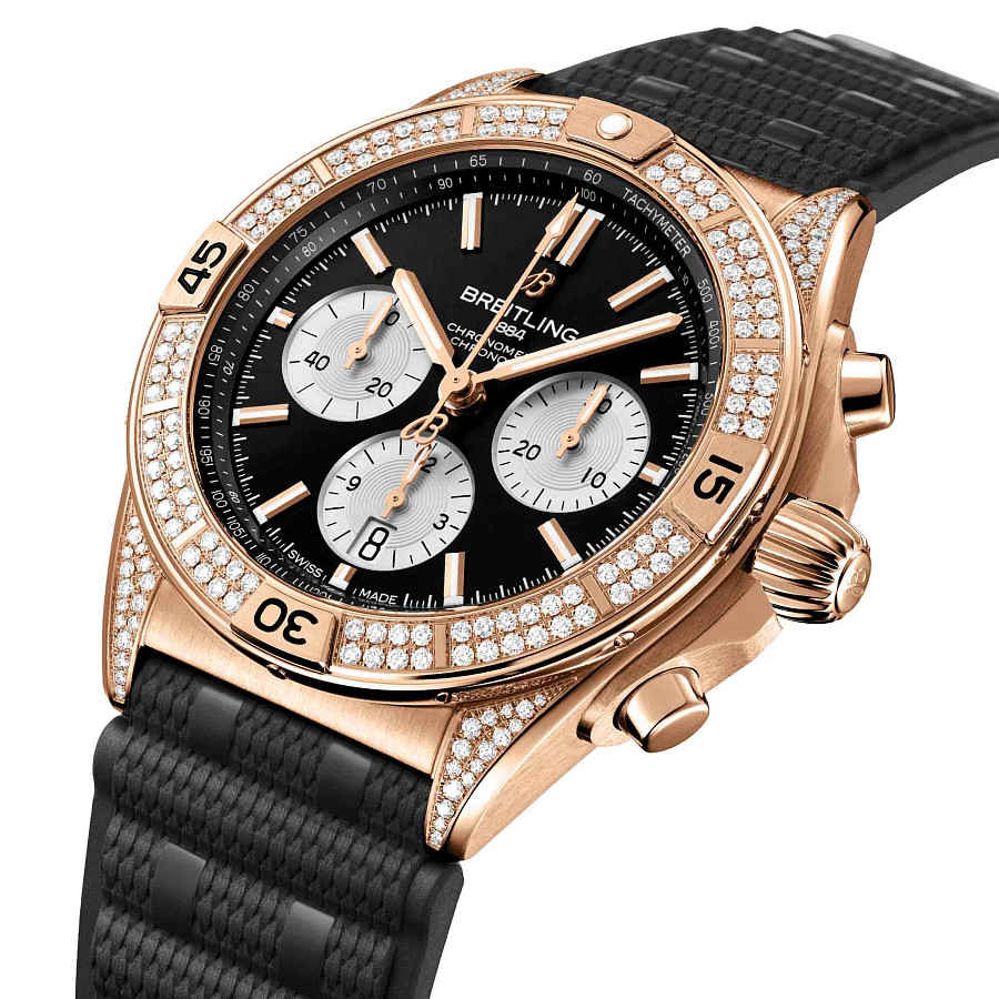 Часы Breitling Chronomat B01 42 RB0134721B1S2 — механические, золото