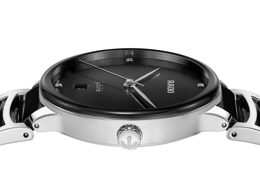 Часы Rado Centrix Diamonds R30021712 — металл сталь, сталь + высокотехнологичная керамика