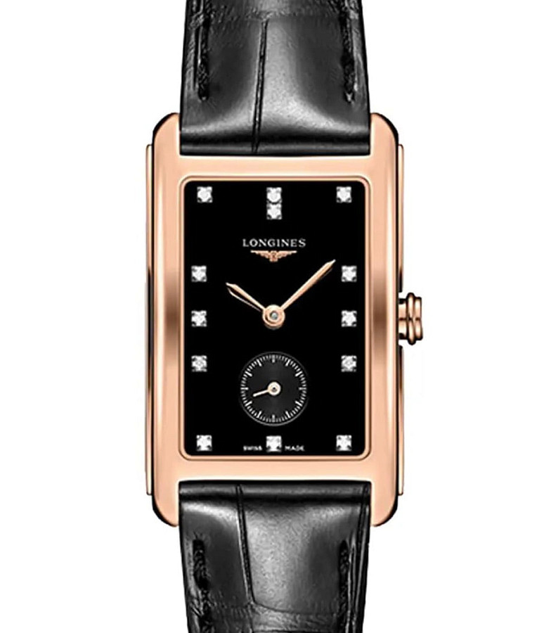 Часы Longines DolceVita L5.258.8.57.0 — кварцевые, золото металл