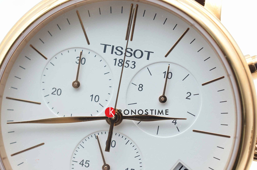 Часы Tissot Carson Premium Chronograph T122.417.36.011.00 — сталь металл, Швейцария
