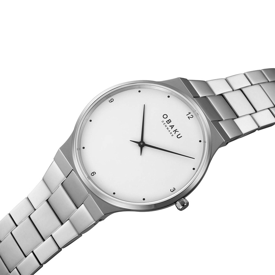Часы Obaku Serviet V305GXCWSC — кварцевые, металл сталь