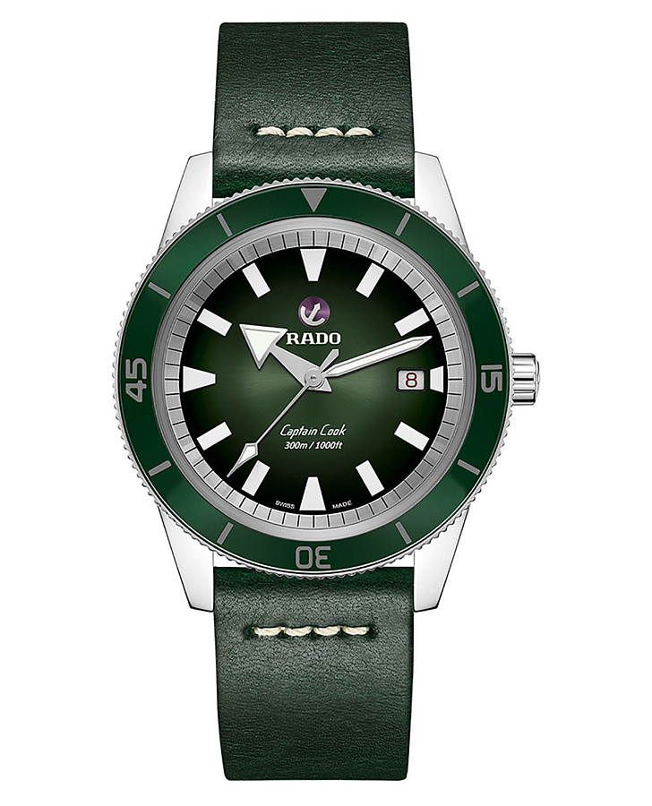 Часы Rado Captain Cook Automatic R32105318 — механические, металл сталь керамика