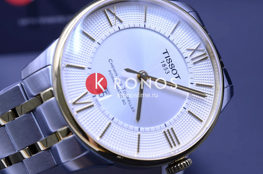 Часы Tissot Chemin des Tourelles Powermatic 80 T099.407.22.038.00 — Швейцария, механические