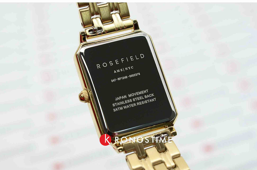 Часы Rosefield The Octagon OBSSG-O47 — сталь c pvd покрытием, женские