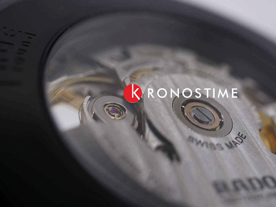 Часы Rado True Round Open Heart R27107172 — мужские, высокотехнологичная керамика