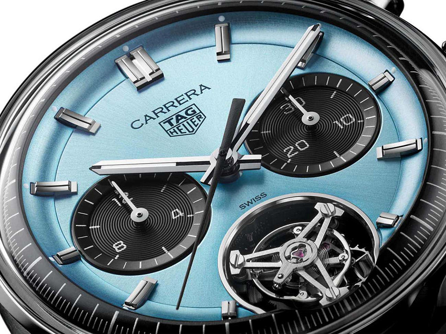 Часы TAG Heuer Carrera Chronograph Tourbillon CBS5014.FC6573 — сталь металл, Швейцария