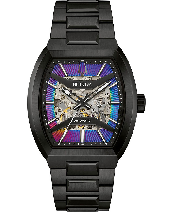 Часы Bulova Maquina 98A320 — мужские, фиолетовый