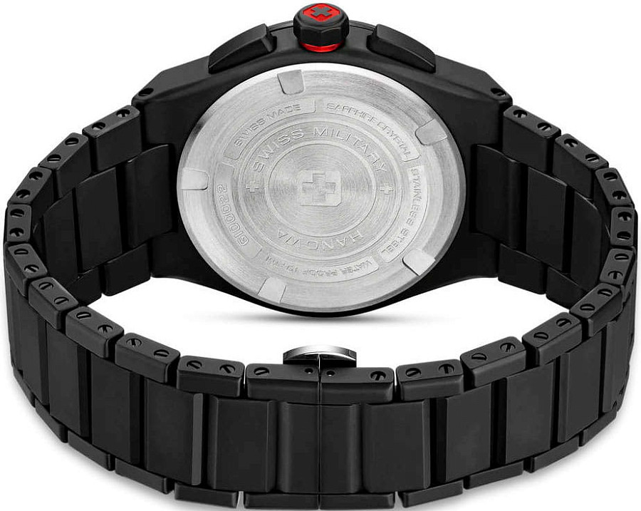 Часы Swiss Military Hanowa Sidewinder Ceramic SMWGI0002280 — черный, керамика