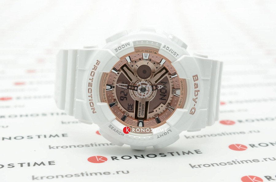 Часы Casio Baby-G BA-110-7A1ER — розовый, пластик