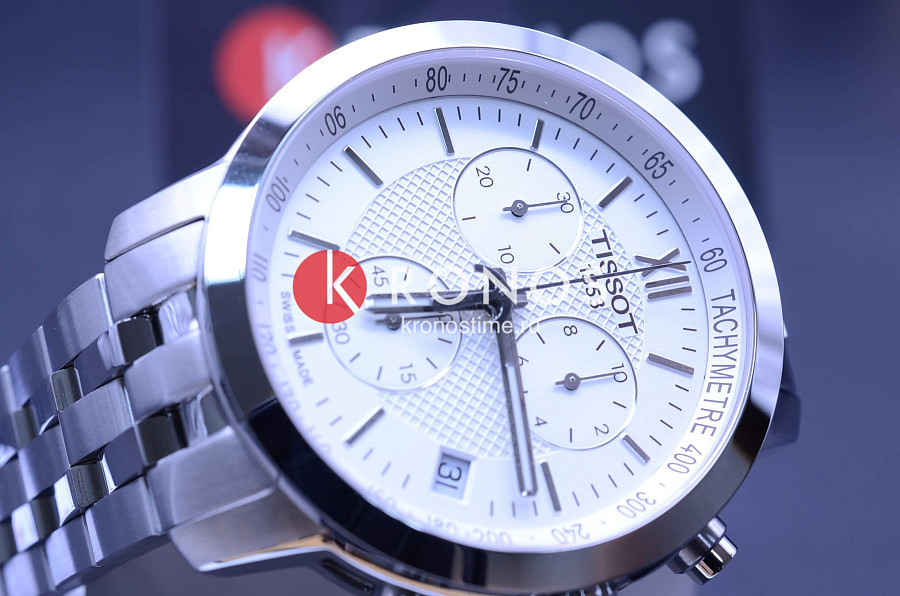 Часы Tissot PRC 200 Fencing Chronograph T055.417.11.018.00 — нержавеющая сталь, мужские
