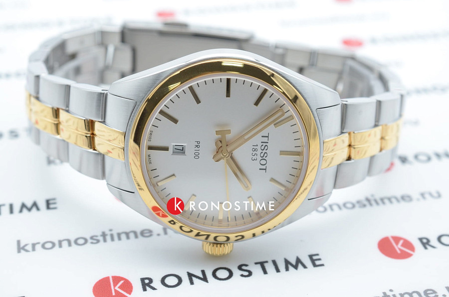 Часы Tissot PR 100 Lady T101.210.22.031.01 — сталь c pvd покрытием, женские