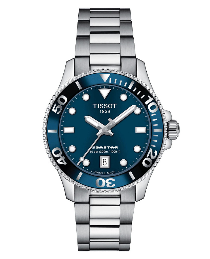 Часы Tissot Seastar 1000 T120.210.11.041.00 — женские, синий