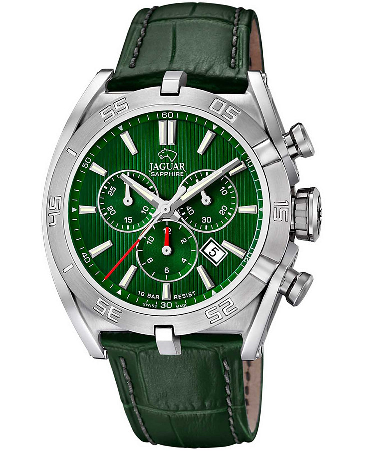 Часы Jaguar Executive Chrono J857/C — мужские, зеленый