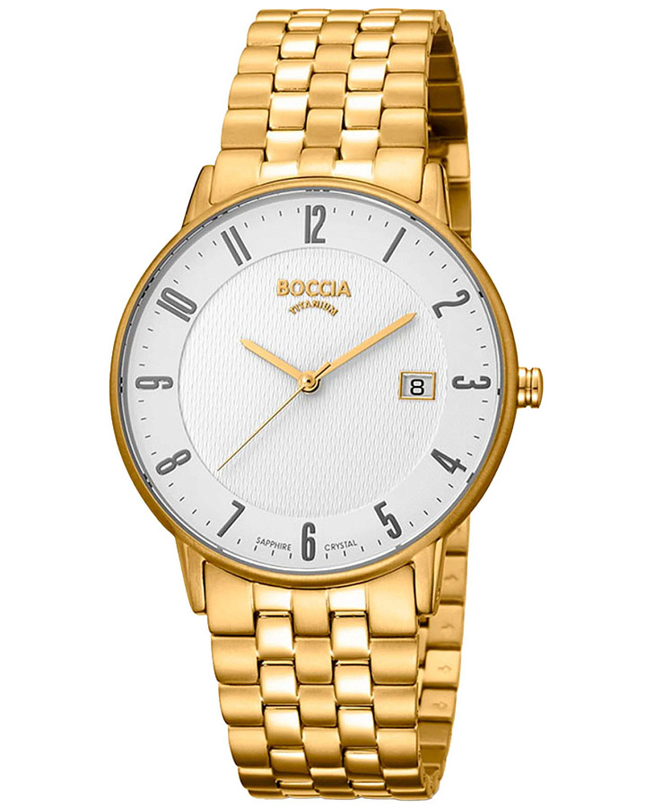 Часы Boccia Titanium 3607-07 — мужские, белый