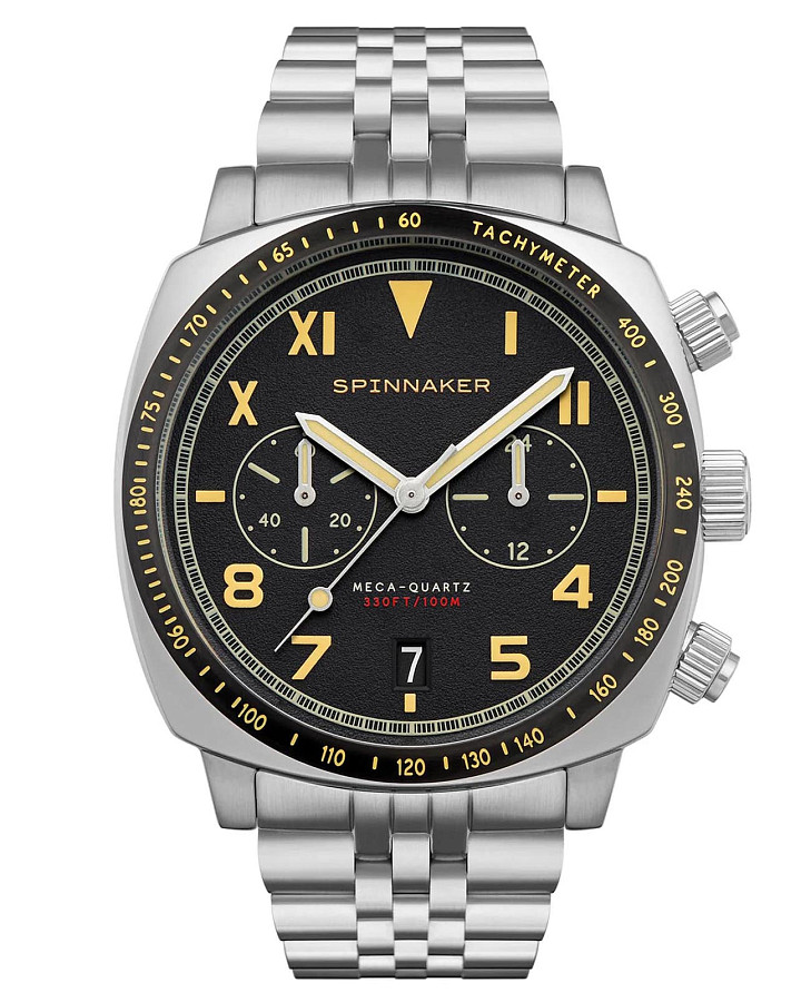 Часы Spinnaker Hull California Chronograph SP-5092-11 — мужские, черный