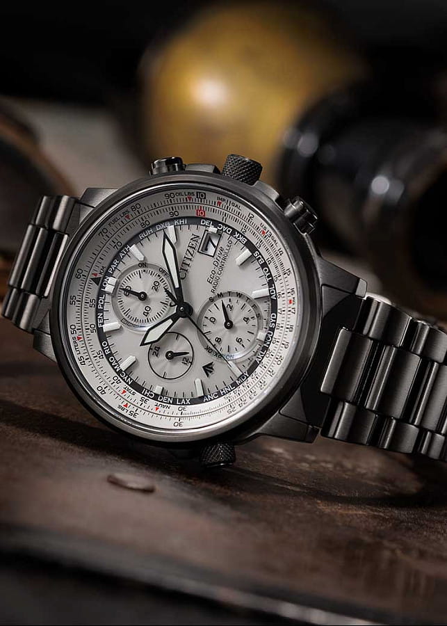 Часы Citizen Promaster AT8304-57A — металл сталь, Япония