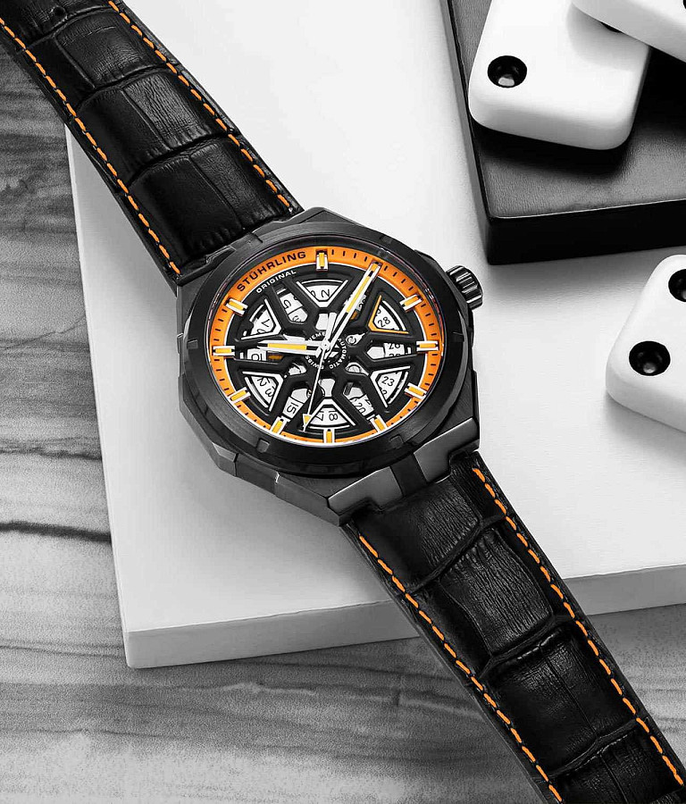 Часы Stuhrling Legacy 379.06C — механические, сталь металл