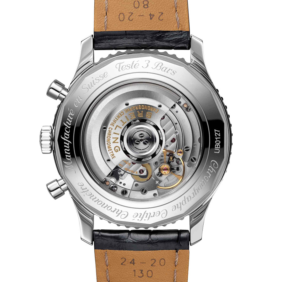 Часы Breitling Navitimer B01 Chronograph 46 UB0127211B1P2 — кожаный, мужские