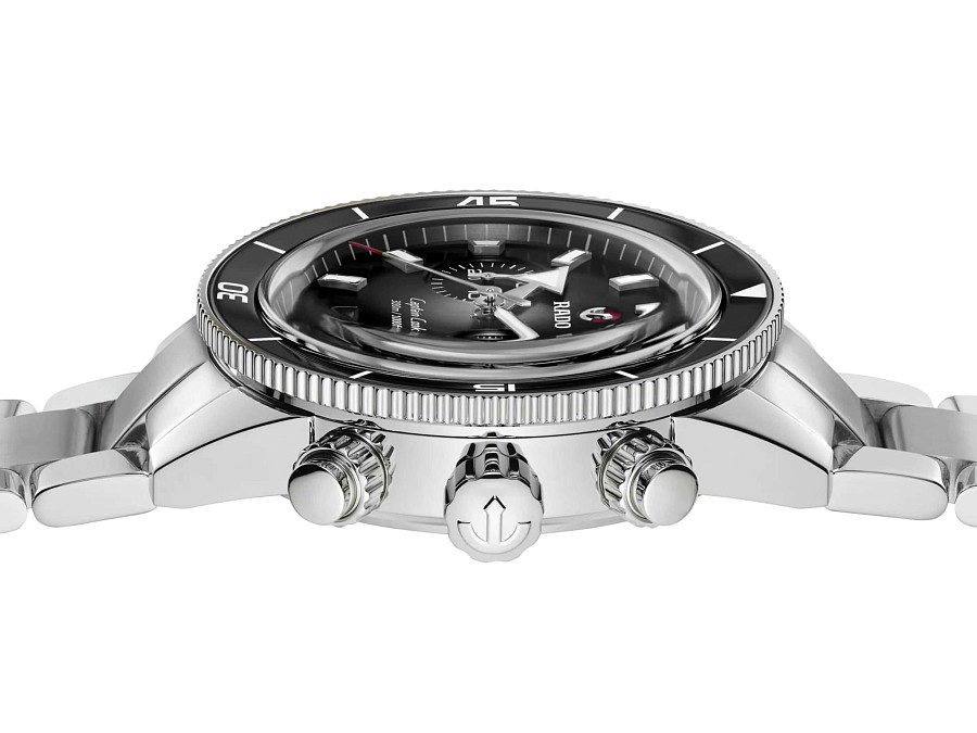Часы Rado Captain Cook Automatic Chronograph R32145158 — мужские, нержавеющая сталь