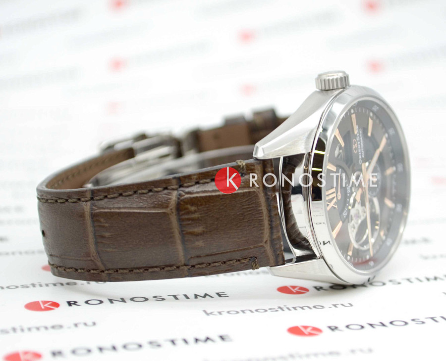 Часы Orient Star RE-AV0006Y (RE-AV0008Y) — коричневый, металл сталь