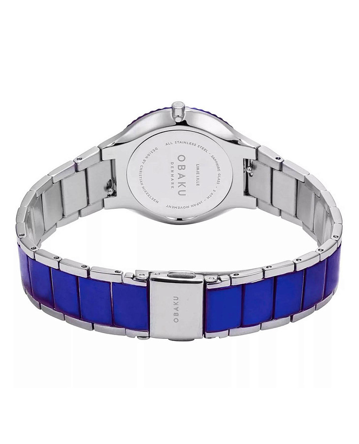 Часы Obaku Linje Lille V292LXHLSK — металл сталь, Дания