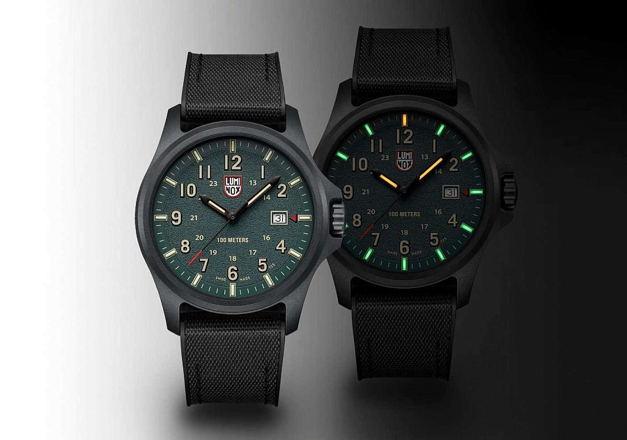 Часы Luminox Atacama Field XL.1977 — кварцевые, карбон пластик