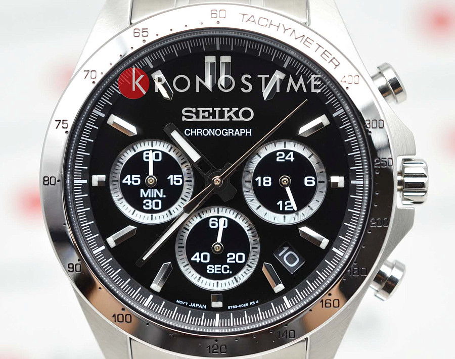 Часы Seiko Spirit Chronograph SBTR013 — сталь металл, Япония