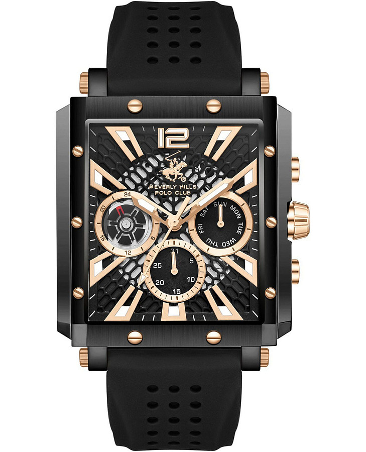 Часы Beverly Hills Polo Club BP3661X.651 — мужские, черный
