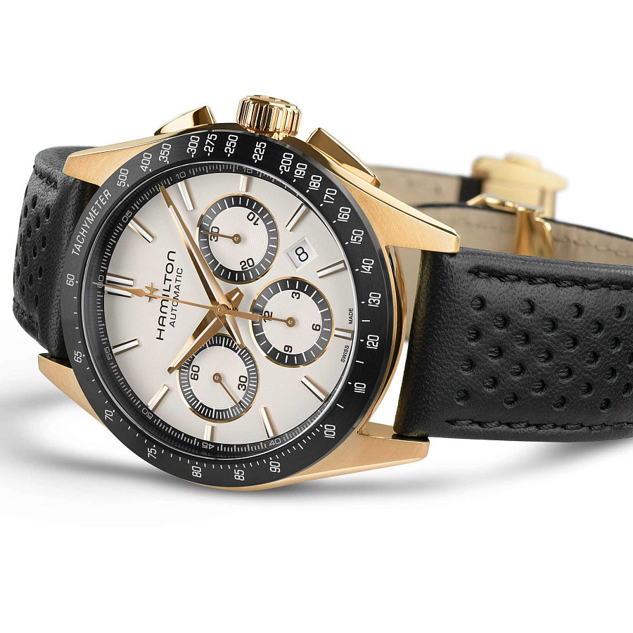 Часы Hamilton Jazzmaster Performer Auto Chrono H36626710 — механические, металл сталь