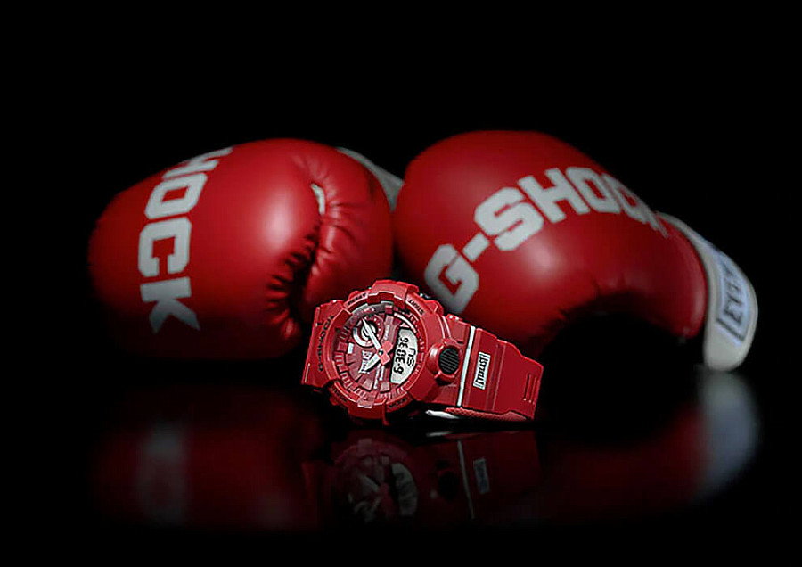 Часы Casio G-Shock GBA-800EL-4A — мужские, электронные