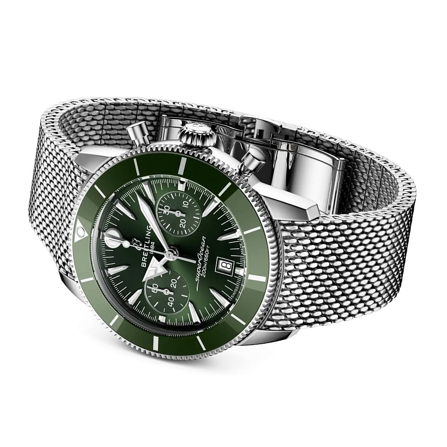 Часы Breitling Superocean Heritage B01 Chronograph 42 mm AB0156361L1A1 — сталь металл, Швейцария