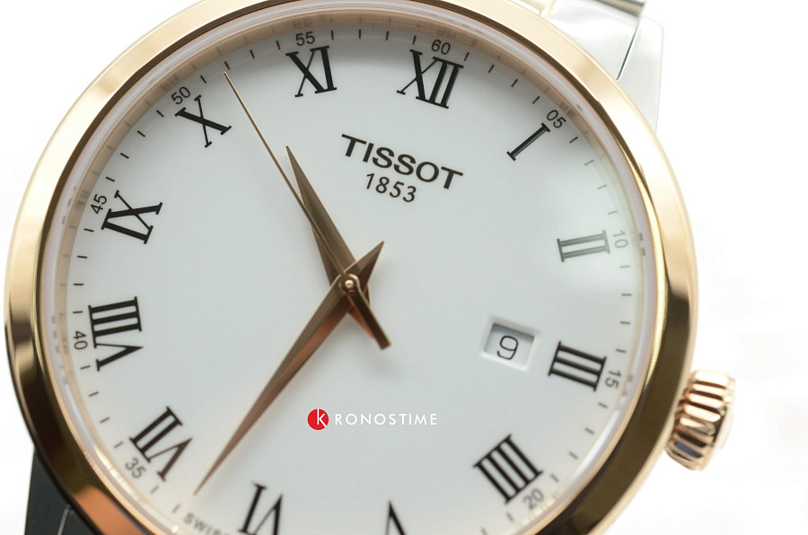 Часы Tissot Classic Dream T129.410.22.013.00 — мужские, двухцветный
