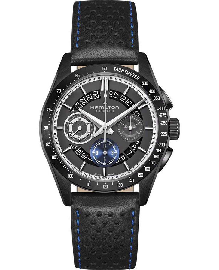 Часы Hamilton Jazzmaster Performer Autochrono 42mm H36646780 — мужские, черный