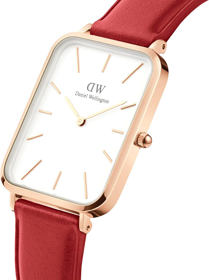 Часы Daniel Wellington Quadro Pressed Suffolk DW00100453 — сталь металл, Швеция