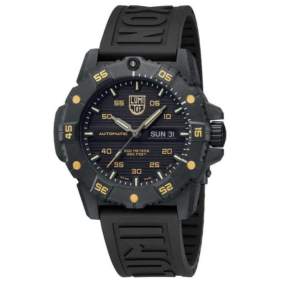 Часы Luminox Master Carbon SEAL Automatic XS.3865.GOLD — механические, пластик карбон