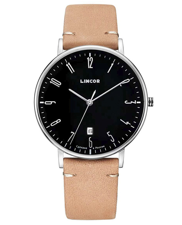 Часы Lincor UNI 1268S0L2 — мужские, черный