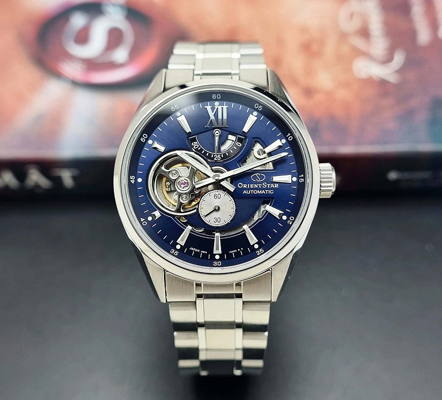 Часы Orient Star RE-AV0003L (RE-AV0004L) — серебристый, металл сталь