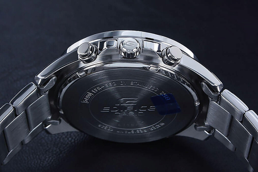 Часы Casio Edifice EFR-552D-1AVUDF (EFR-552D-1A) — черный, металл сталь