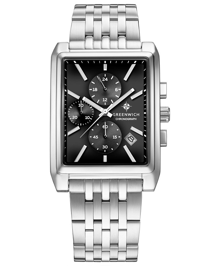 Часы Greenwich Galeon Chrono GW 553.10.11 — мужские, черный