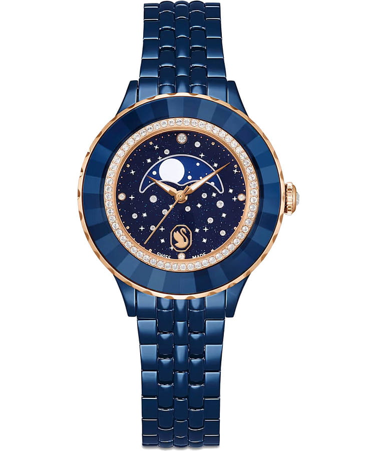 Часы Swarovski Octea Moon 5743701 — женские, синий