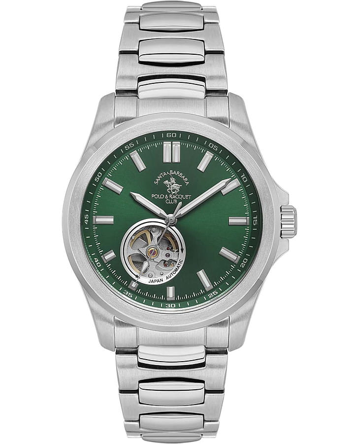 Часы Santa Barbara Polo & Racquet Club Luxury SB.1.10629-4 — мужские, зеленый