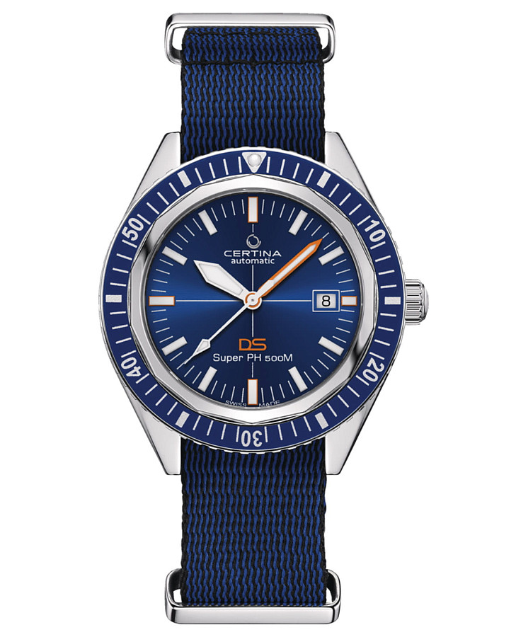 Часы Certina DS Super PH500M C037.407.18.040.10 — мужские, синий