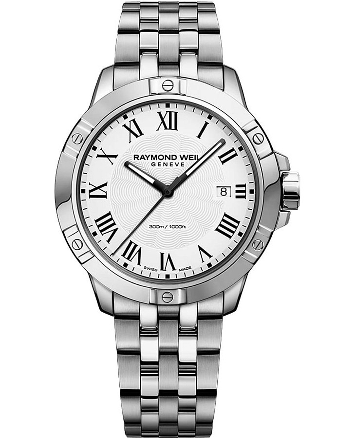 Часы Raymond Weil Tango 58160-ST-00300 — мужские, белый