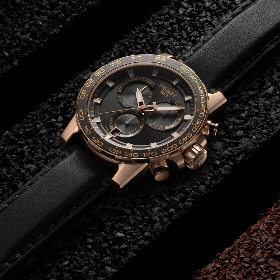 Часы Tissot SuperSport Chrono T125.617.36.051.00 — мужские, кожаный