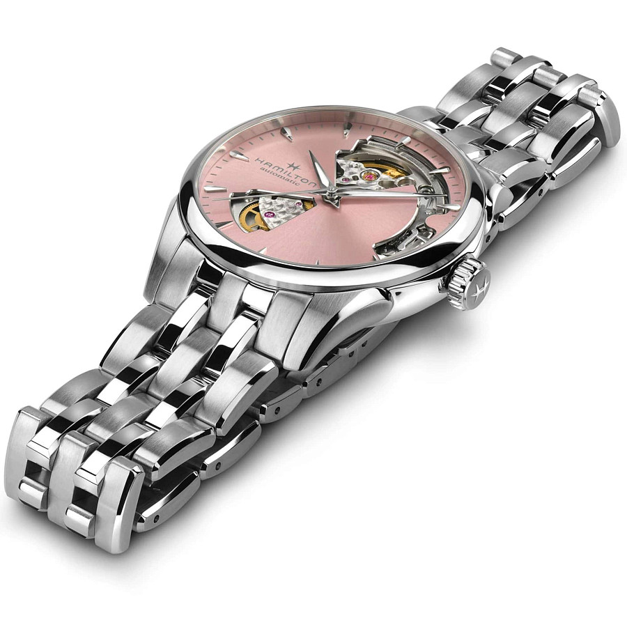 Часы Hamilton Jazzmaster Open Heart Lady Auto H32215170 — нержавеющая сталь, женские