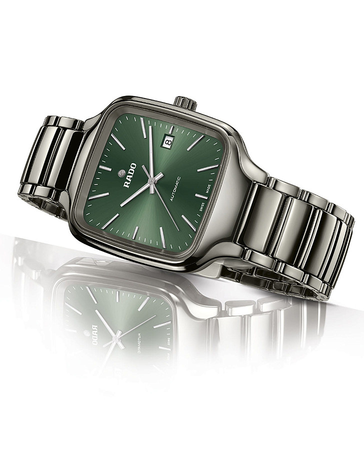 Часы Rado True Square Automatic R27077312 — керамика, титан + высокотехнологичная плазменная керамика